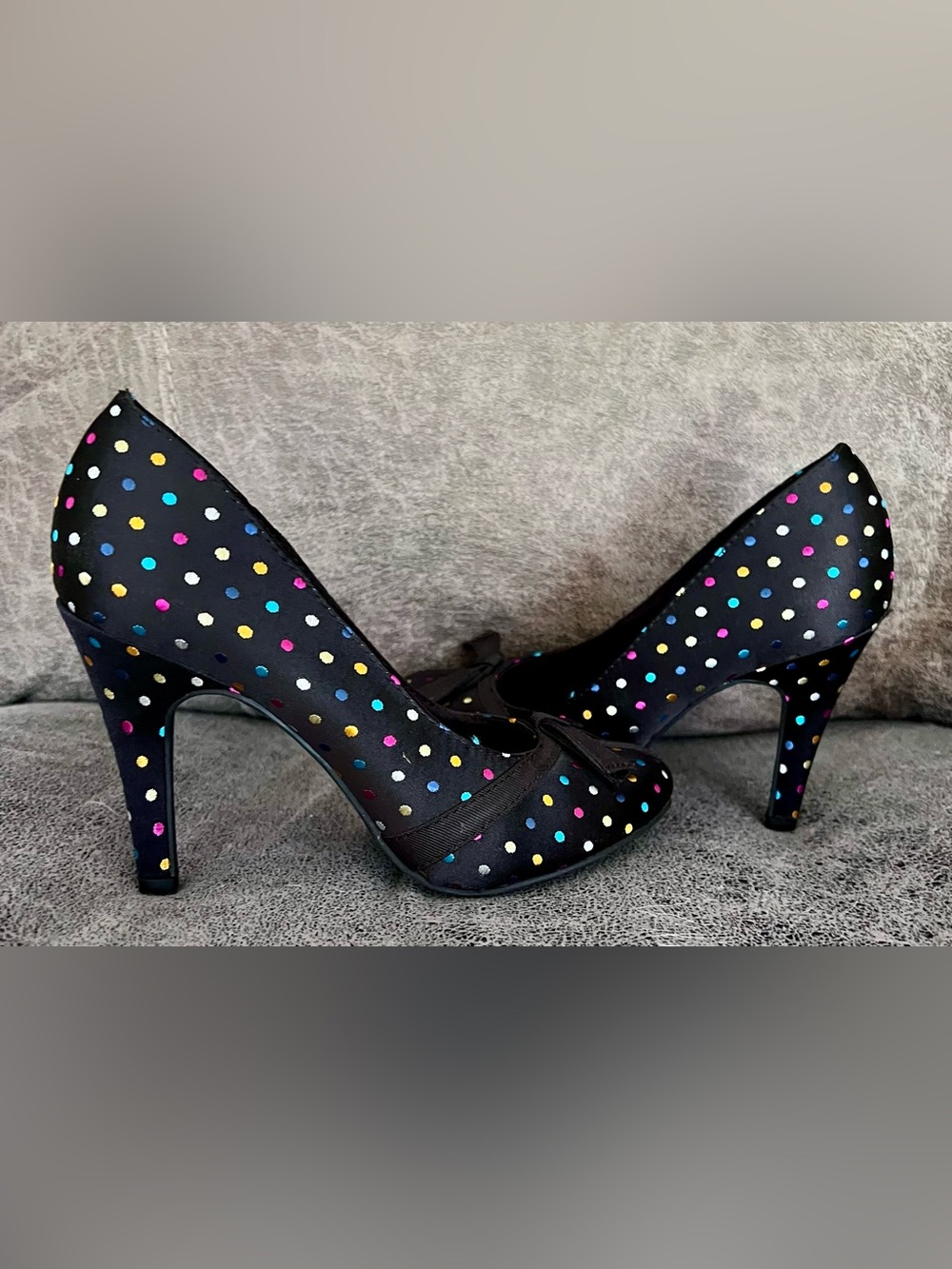 Like New K9 by Rocketdog polka dot 3.5 inch heels size 6.5